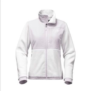 White Northface Denali Fleece Jacket